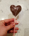 Chocomotive Sucette de Saint-Valentin en chocolat Divers Chocomotive Grand coeur