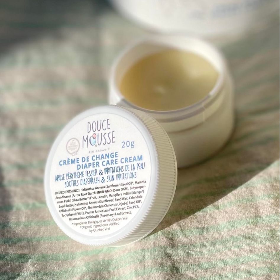 Douce Mousse Crème de change Soins corporels La Coursière Bio 20g