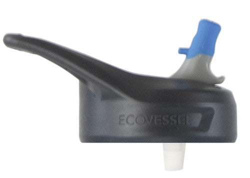 Ecovessel couvercle de remplacement gourde et tasse à café Alimentation Ecovessel Couvercle pour gourde Noir embout gris