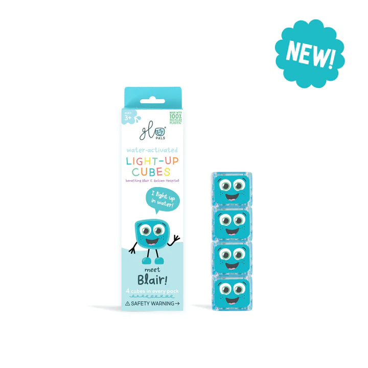 Glo Pals Cubes Lumineux pour le Bain Jouets Glo Pals Blair