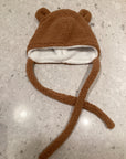 Bébé Ô Chaud Tuque oreille d'ours en sherpa Bébé Ô Chaud Caramel