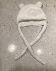 Bébé Ô Chaud Tuque oreille d'ours en sherpa Bébé Ô Chaud Blanc