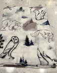 Bébé Ô Chaud Couverture en mousseline de bambou Dodo Bébé Ô Chaud Forêt mélancolique