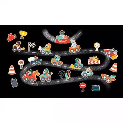 Janod Aimants Les bolides Jouets Janod