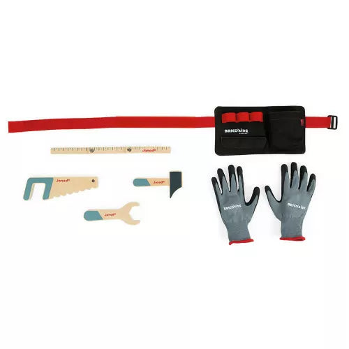 Janod Ceinture d'outils & Gants Jouets Janod