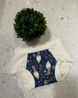 Joka Bébé Culotte de propreté de jour Couches lavables Joka Bébé Grand Oiseaux fleuris