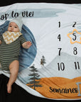 Jubanou Couverture d'étape de bébé Accessoires Jubanou Et hop la vie