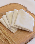 La Petite Ourse Lingettes lavables petites débarbouillettes Bain La Petite Ourse Ivoire