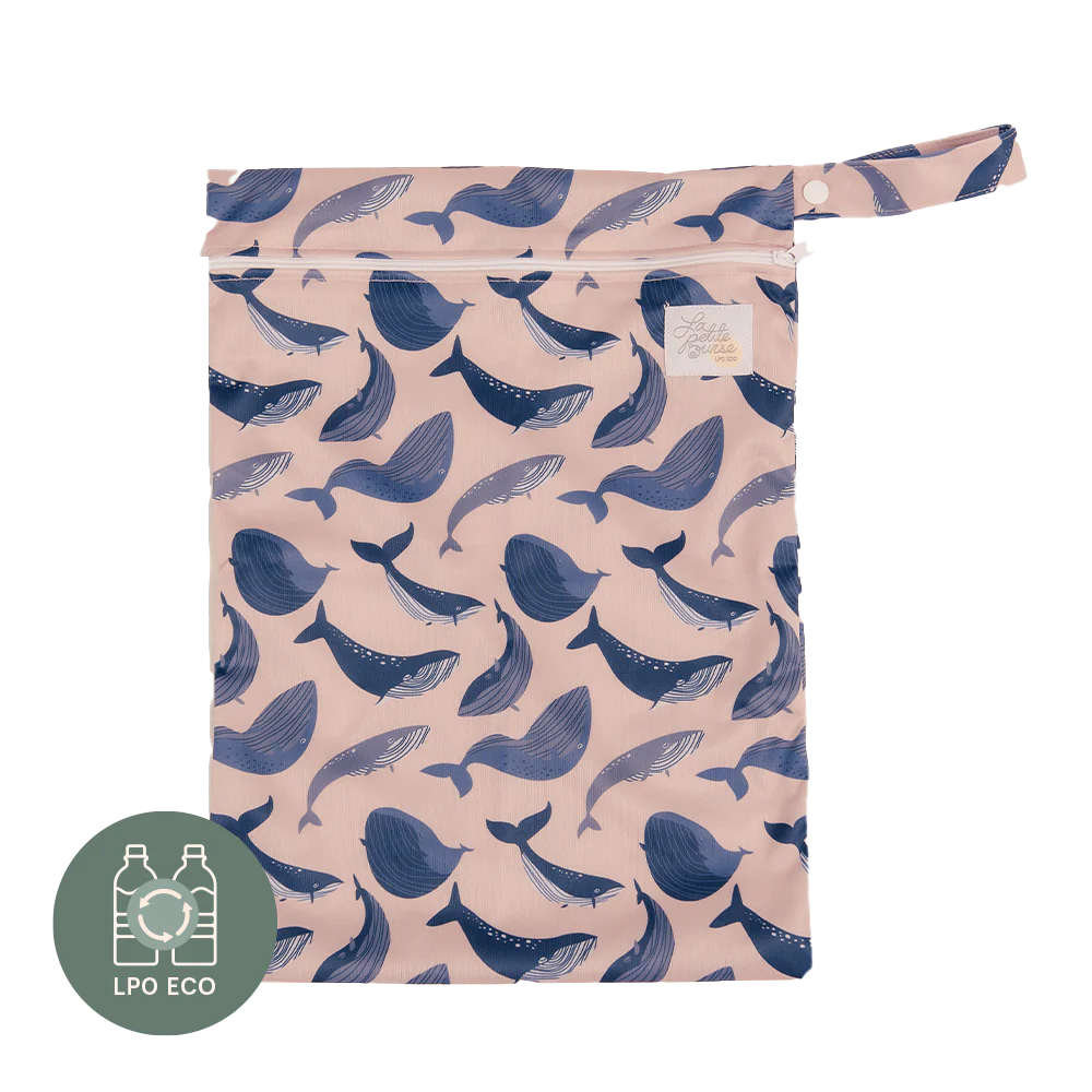 La Petite Ourse Sac de Transport imperméable Couches lavables La Petite Ourse Baleine