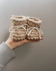 Les petits Tousi Pantoufles 18-24 mois Vêtements Les petits tousi Amande
