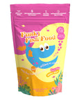 Loot toy Funky Fish Food Sel de bain moussant Soins corporels Loot toy Faune Jaune