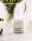 Marée Chandelles Chandelle de soya 270 ml Maison Marée Chandelles 270ml Magnolia & bambou