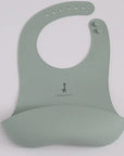 Micasso & Co Bavette en silicone Alimentation Micasso & Co Sauge