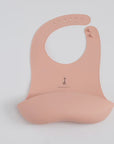 Micasso & Co Bavette en silicone Alimentation Micasso & Co Vieux rose