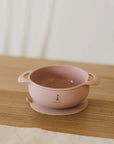 Micasso & Co Bol en silicone à succion Alimentation Micasso & Co Mauve