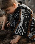 Mini Tipi Poncho pour enfant Thunderbird Vêtements Mini Tipi 18mois-3ans