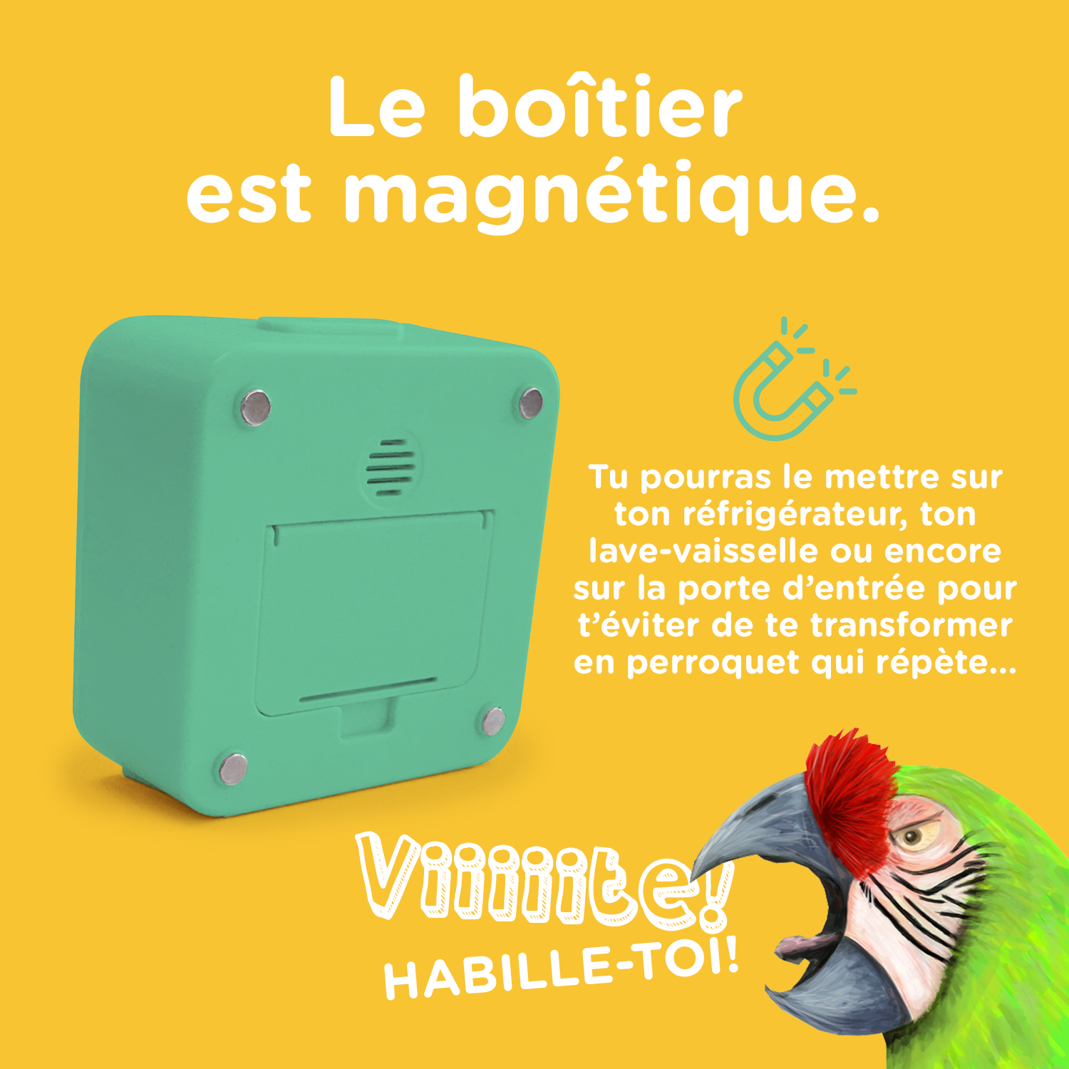 Minimo Mini minuteur visuel magnétique Éducation Minimo Playful Motivation Ludique