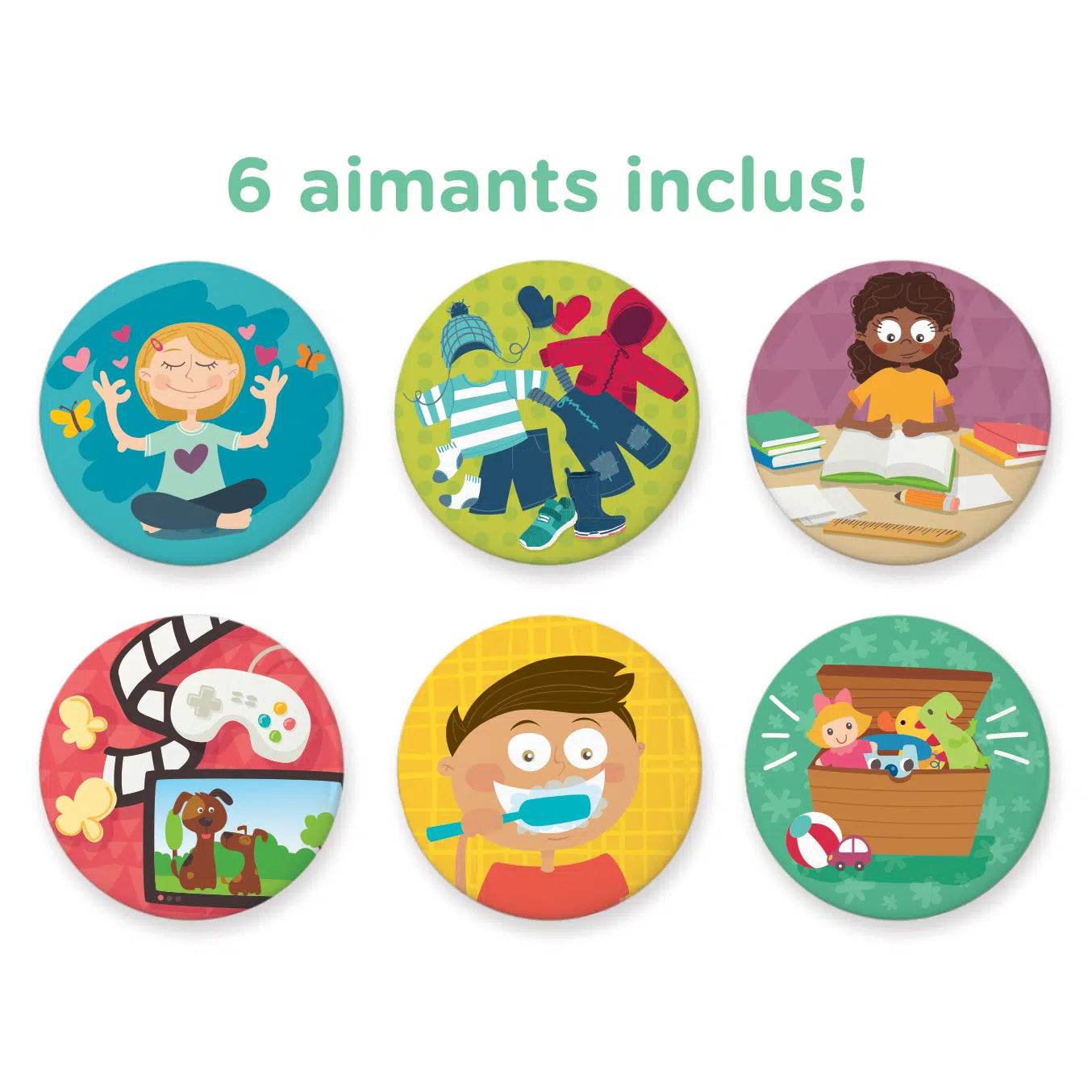 Minimo Mini minuteur visuel magnétique Éducation Minimo Playful Motivation Ludique