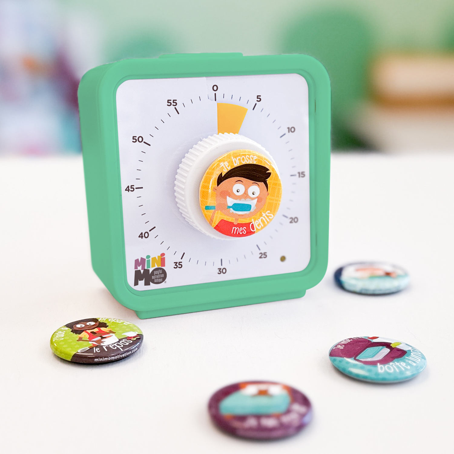 Minimo Mini minuteur visuel magnétique Éducation Minimo Playful Motivation Ludique