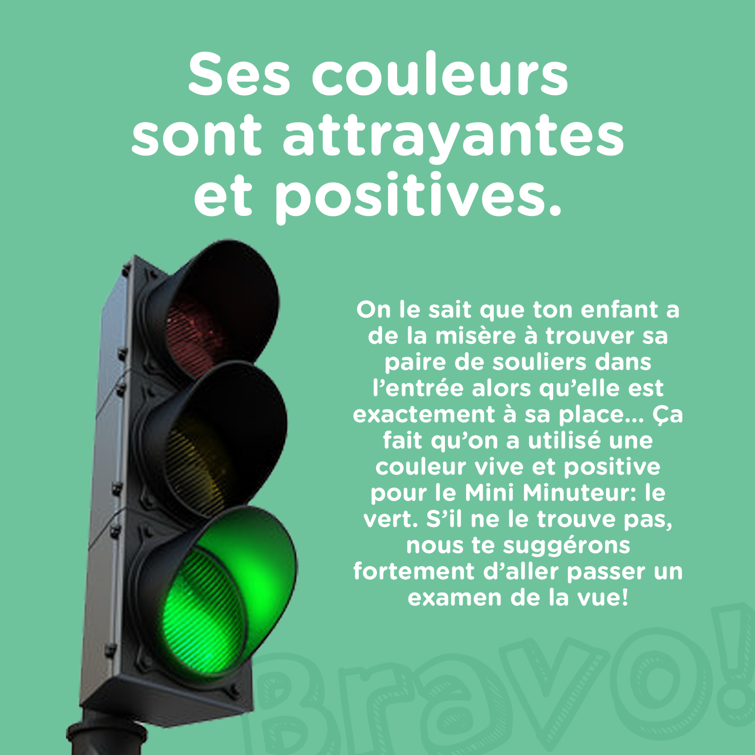 Minimo Mini minuteur visuel magnétique Éducation Minimo Playful Motivation Ludique