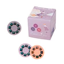 Moulin Roty Disquettes pour Lampe Les Histoires du soir Jouets Moulin Roty Il était une fois Mauve