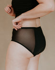 Ora Protections - Culotte menstruelle taille haute avec mesh Vêtements Ora protections Petit