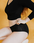 Ora Protections - Culotte menstruelle Mi-haute bambou Vêtements Ora protections