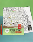 Pico Coloriage géant Éducation Pico Tatouages Temporaires Alphabet