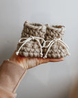 Les petits Tousi Pantoufles 12-18 mois Vêtements Les petits tousi Sable