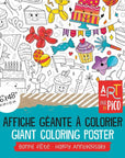 Pico Coloriage géant Éducation Pico Tatouages Temporaires Anniversaire
