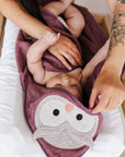 Perlimpinpin Serviette à capuchon pour bébé Bain Perlimpinpin