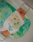 Savonnerie Saponaria Météorites pour le bain Soins corporels Savonnerie Saponaria Thé vert-concombre-melon