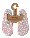 SlipStop Chaussons à semelles adhérentes Enfants L 6-8 ans (12-1) Vêtements SlipStop Rose flower
