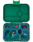 Yumbox Tapas Alimentation Yumbox Jungle green 5 compartiments