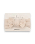 Ananas Co Bandeau boucle en bambou à nouer 3 mois à 5 ans Accessoires de cheveux Ananas Co Ivoire