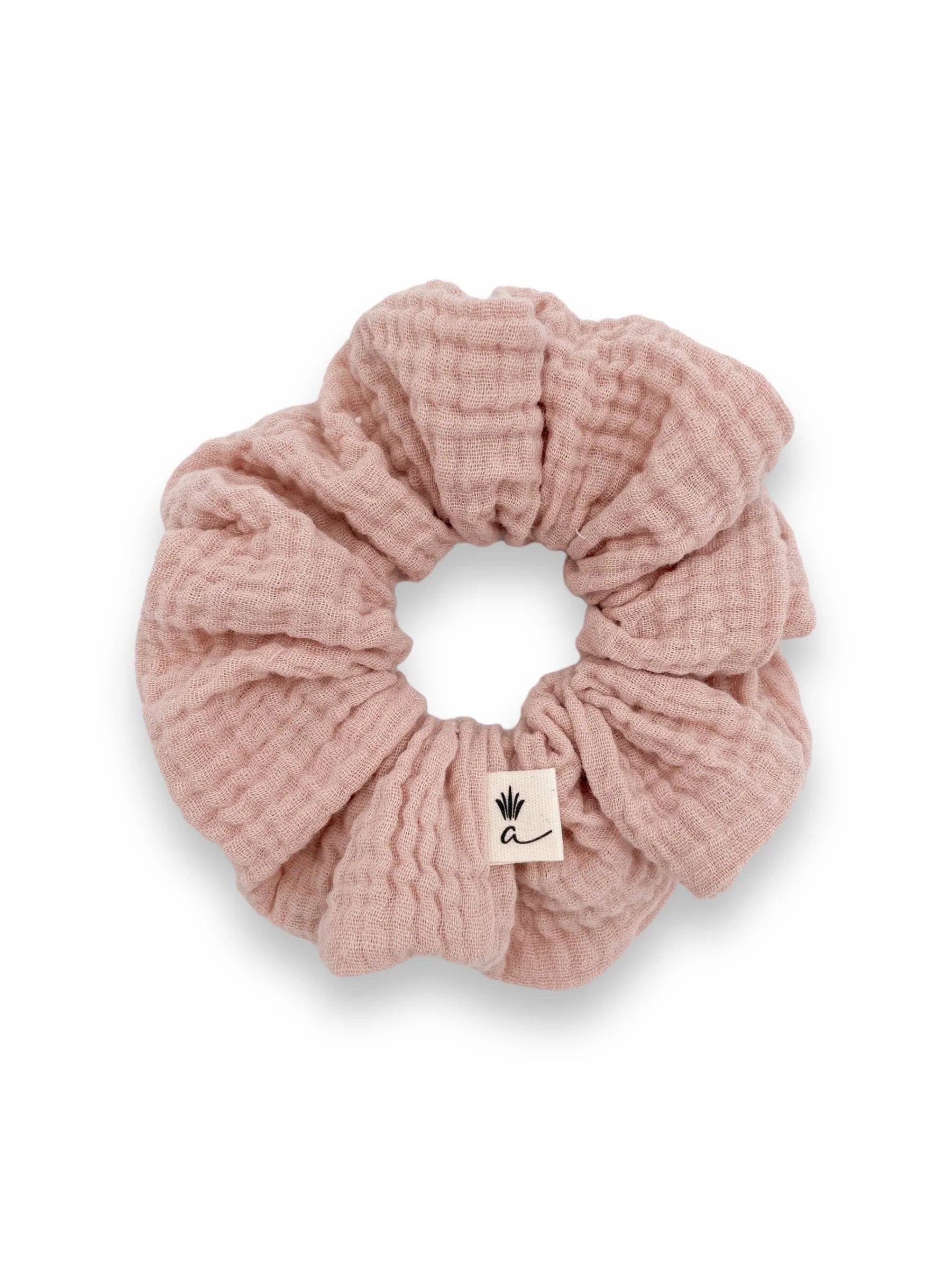 Ananas Co Chouchou en lin Accessoires de cheveux Ananas Co Vieux rose