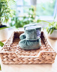Bébé Ô Chaud Pantoufles 0-3 mois Vêtements Bébé Ô Chaud Sauge
