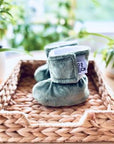 Bébé Ô Chaud Pantoufles 6-9 mois Vêtements Bébé Ô Chaud Sauge