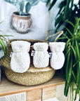 Bébé Ô Chaud Mitaines sans pouce en sherpa Bébé Ô Chaud Blanc