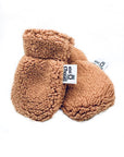 Bébé Ô Chaud Mitaines sans pouce en sherpa Bébé Ô Chaud Caramel