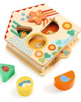 Djeco Cachaboom - Boîte à Formes en Bois 18 mois+ Jouets Djeco