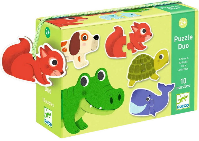 Djeco Casse-tête duo Animaux Jouets Djeco