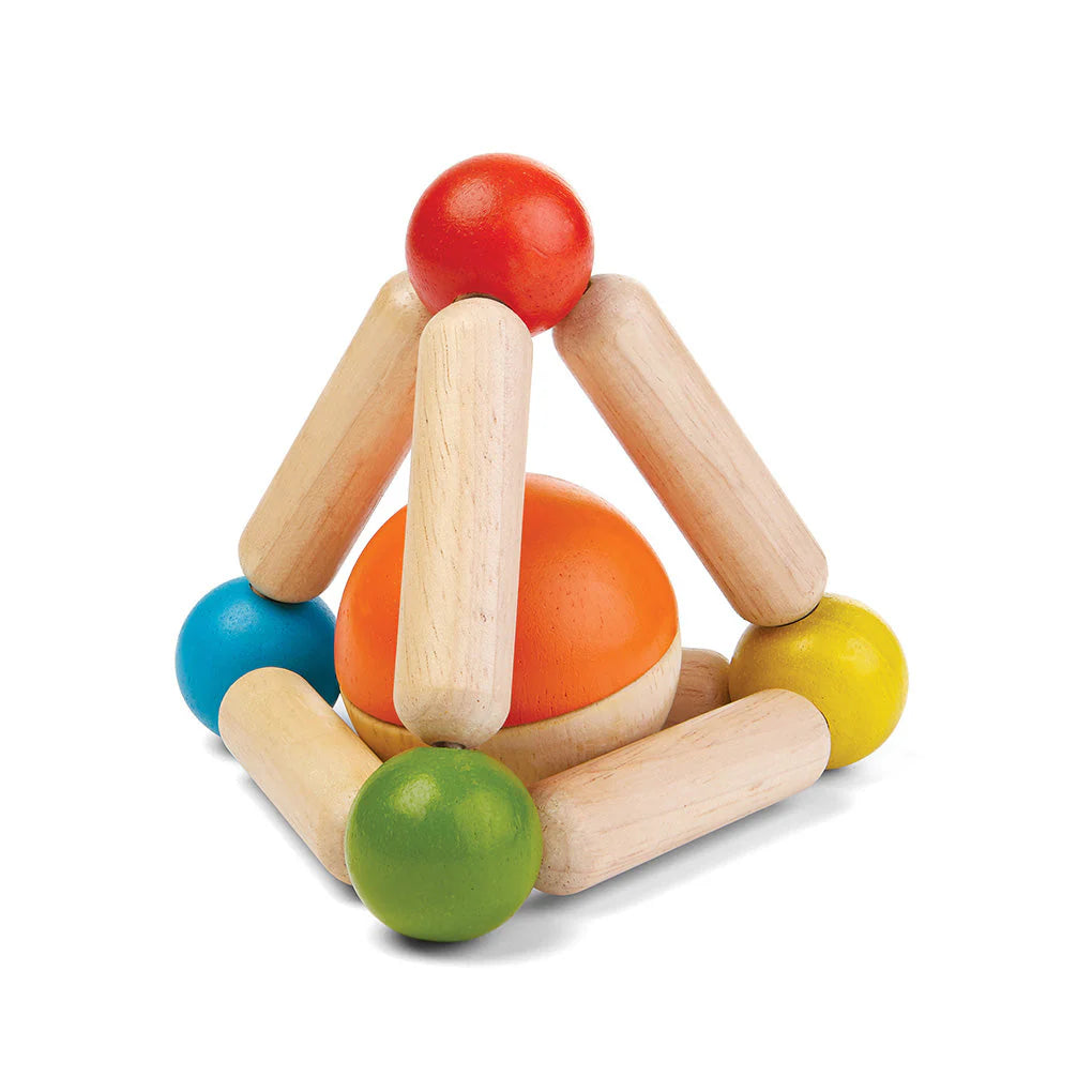 PlanToys Hochet Triangulaire en bois Jouets PlanToys