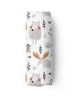 Oleoops Couverture mousseline de bambou pour bébé 47x47 Dodo OleOops Forêt aquarelle