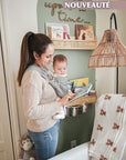 Gustine Écharpe à anneaux Ring Sling en lin Portage Gustine baby carrier Rosemary