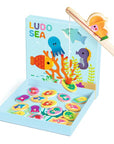 Djeco Ludosea Coffret de 4 jeux Sous l'océan Jouets Djeco