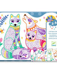 Djeco Coloriage a révéler 3-6 ans Jouets Djeco Familles de la Forêt
