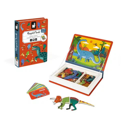 Janod Magnéti'book Jouets Janod Dinosaures