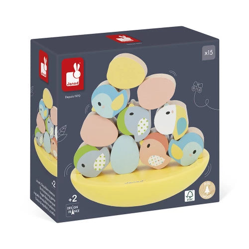 Janod Jeu d'équilibre Oiseaux - Collection Pure Janod