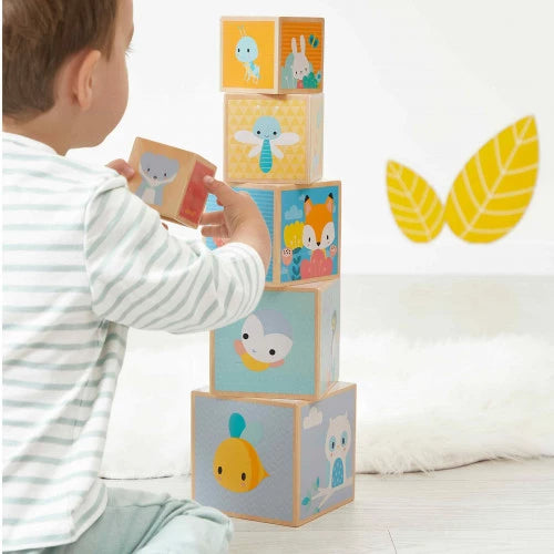 Janod Pyramide 6 cubes - Collection Pure Janod